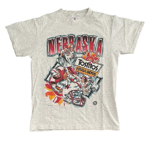 Vintage Other - Vintage 90s Nebraska Cornhuskers Tostitos Fiesta Bowl shirt